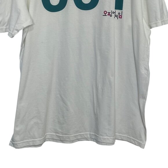 Netflix Official Merchandise Squid Game 001 TShirt XL White New - Picture 4 of 9